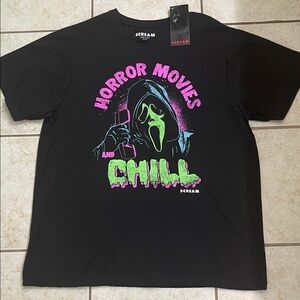 NWT - SCREAM Horror Movies and Chill T-Shirt